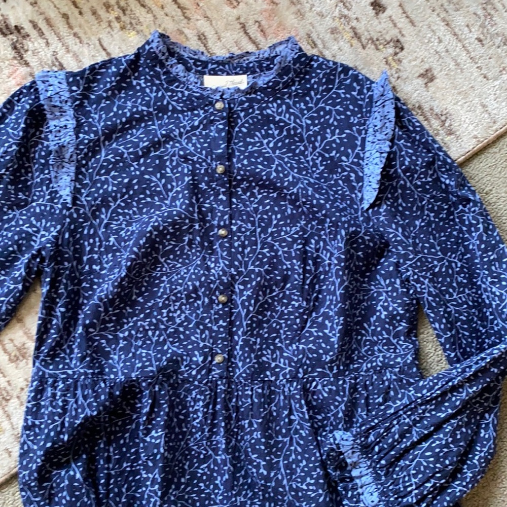 Universal thread blue cottagecore dress